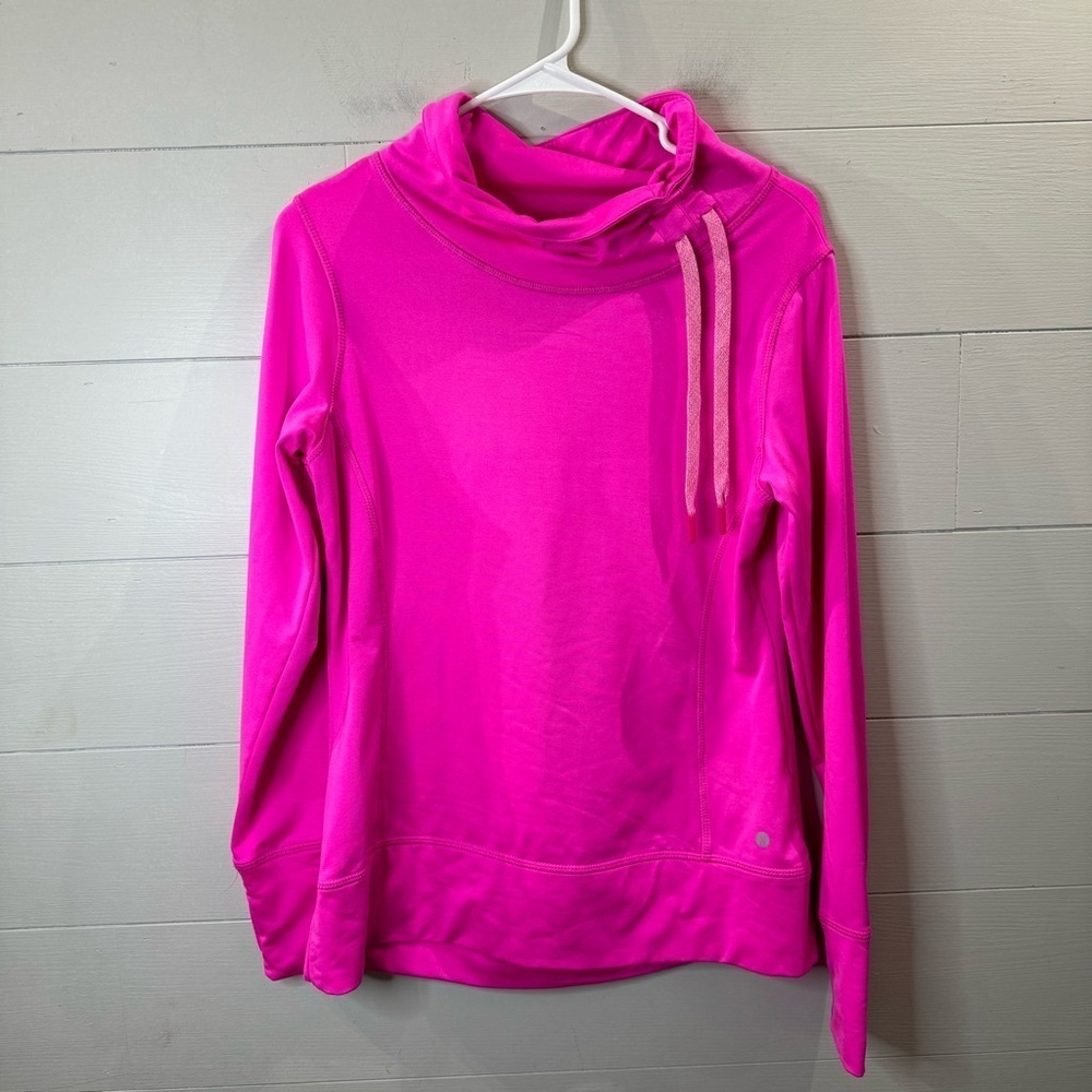 Layer 8 | Bright Pink Mockneck Sweater Size Medium